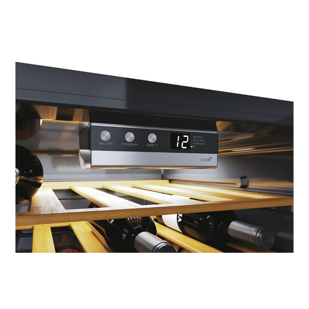 Frigider de vin Hoover HWC154EELW / 41 sticla / 85 cm / G / Negru photo 5