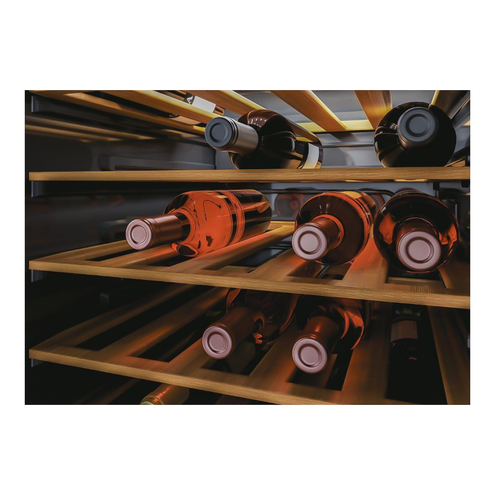Frigider de vin Hoover HWC154EELW / 41 sticla / 85 cm / G / Negru photo 6
