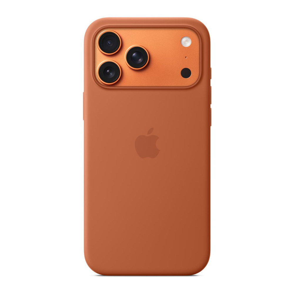 Husa Apple iPhone 17 Pro Max Silicone Case with MagSafe, Terra Cotta (MGFQ4ZMA) photo 1 Husa Apple iPhone 17 Pro Max Silicone Case with MagSafe, Terra Cotta (MGFQ4ZMA) photo 1