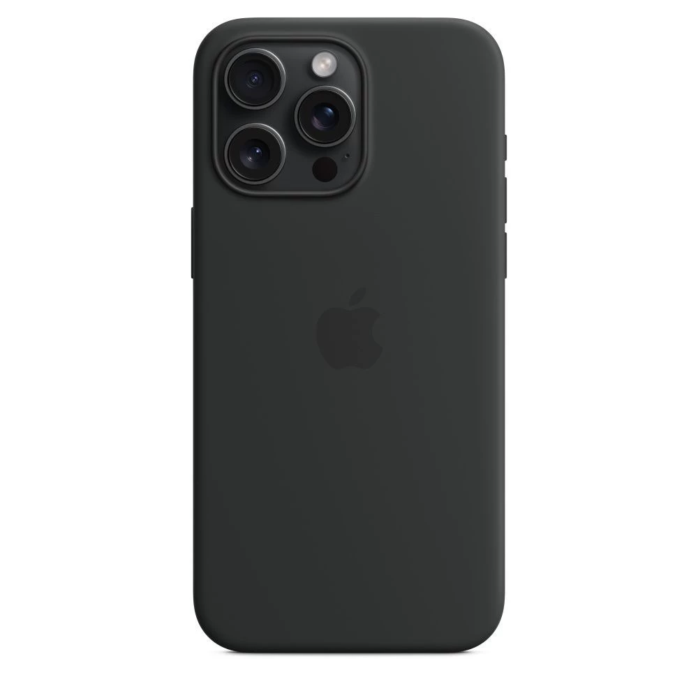 Husa Pentru smartphone Apple iPhone 15 Pro Max Silicone Case Black (MT1M3ZMA) Negru photo 4