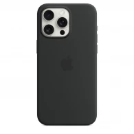Husa Apple iPhone 15 Pro Max Silicone Case Black (MT1M3ZMA) thumbnav 3