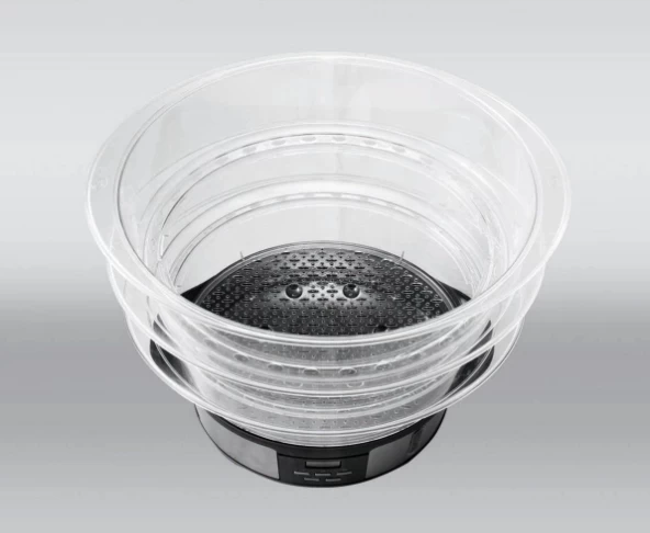 Aparat de fiert cu aburi Heinner HSA-1000XMC, 12 l, 1000 W, Inox photo 4