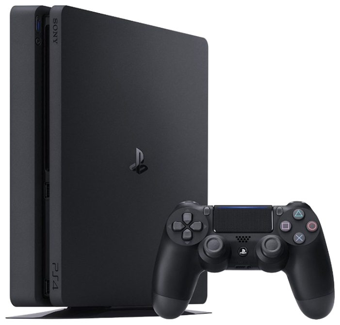 Consola pentru jocuri Sony PlayStation 4 Slim 500 GB + 1 Game photo 1 Consola pentru jocuri Sony PlayStation 4 Slim 500 GB + 1 Game photo 1