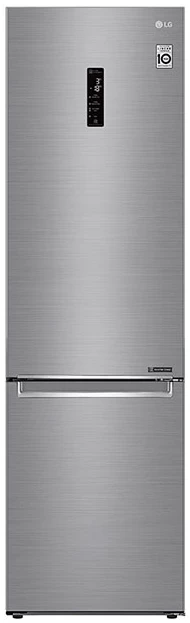 Frigider cu doua usi LG GBB72PZDMN / 384 l / 203 cm / E / Gri photo 1