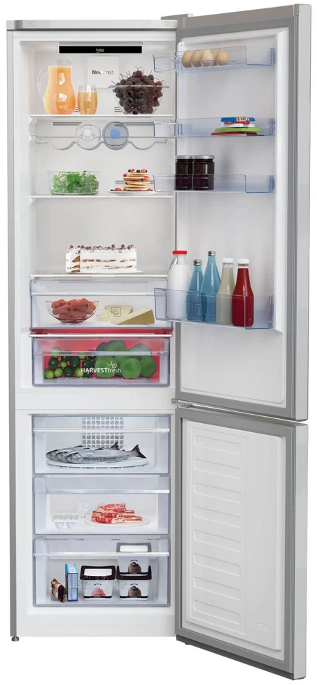 Холодильник двухдверный Beko RCNA406E40ZMN / 362 л / 203 см / E / Серый photo 2