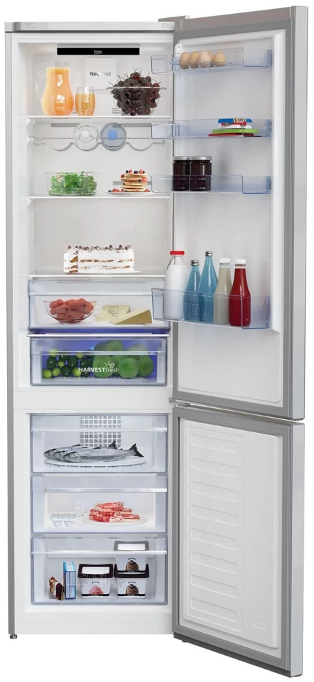 Холодильник двухдверный Beko RCNA406E40ZMN / 362 л / 203 см / E / Серый photo 6