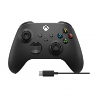 Gamepad Microsoft Xbox  Wireless Controller One Black thumbnav 2