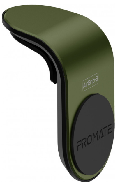 Автомобильный держатель для смартфона Promate AIRGRIP-3 Green photo 1 Автомобильный держатель для смартфона Promate AIRGRIP-3 Green photo 1