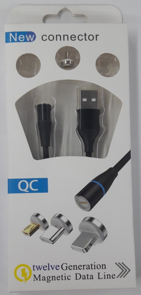 Кабель USB-A - Lightning QC 1 /1м /Черный photo 1 Кабель USB-A - Lightning QC 1 /1м /Черный photo 1