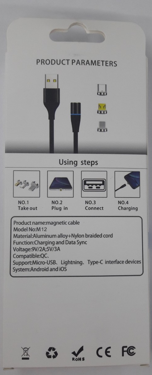 Кабель USB-A - Lightning QC  1 /1м /Черный photo 2