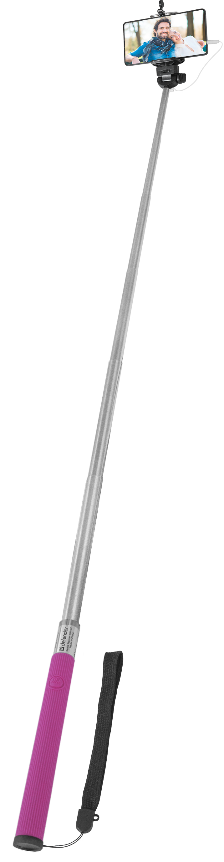 Селфи монопод Defender SM-02 Pink photo 4