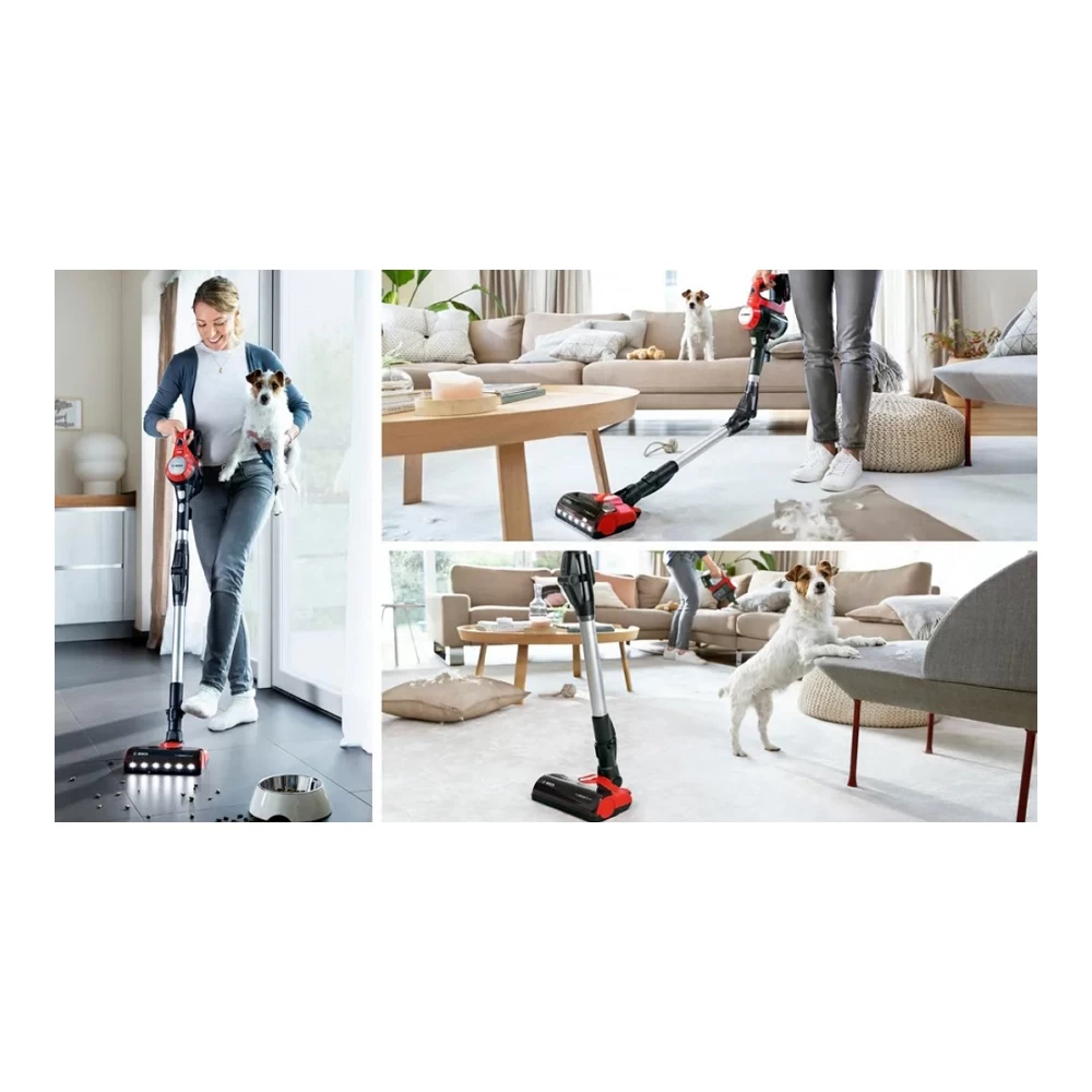 Aspirator vertical Bosch BBS711ANM / 250W / Red photo 4