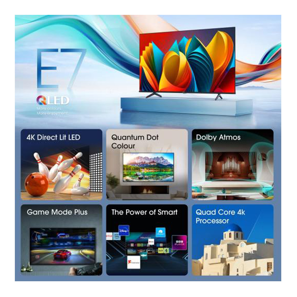 Телевизор Hisense 55E7NQ / 55" / QLED / 4K UHD photo 7