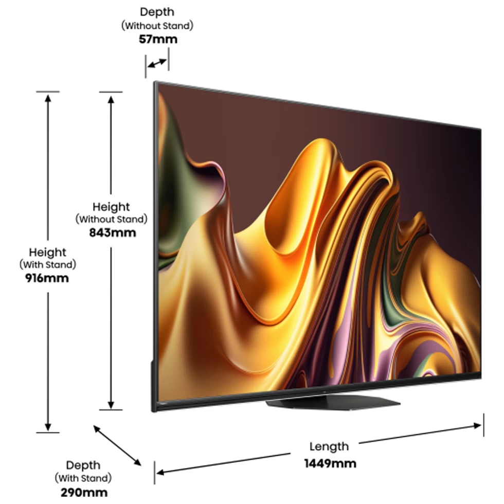 Televizor Hisense 65U8NQ / 65" / Mini LED / UHD 4K photo 7
