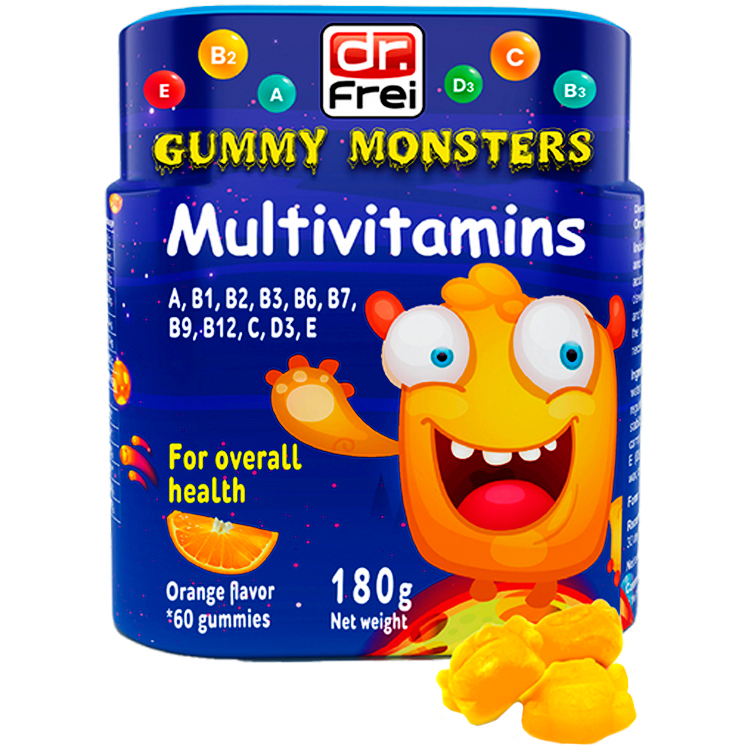 Vitamine Dr Frei GUMMY MONSTERS MULTIVITAMINS photo 2