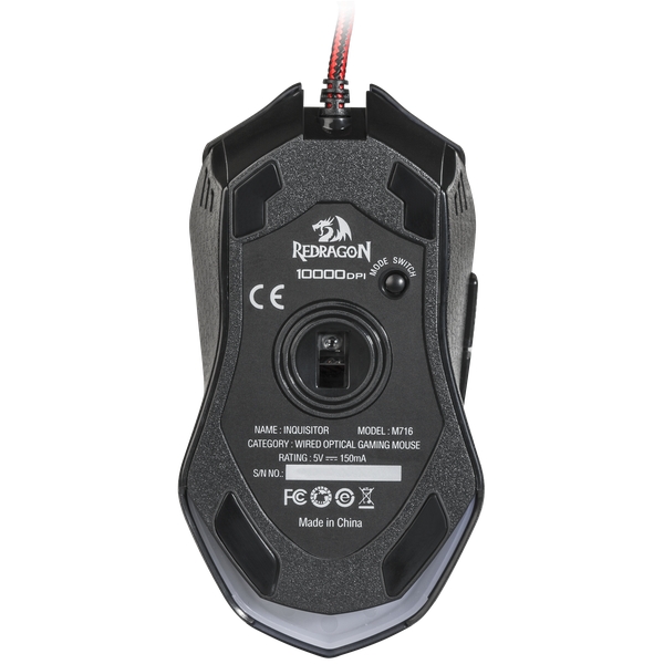 ReDragon Inquisitor Negru / Laser / Negru photo 3