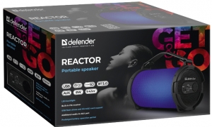 Портативная колонка Defender Reactor Black thumbnav 6