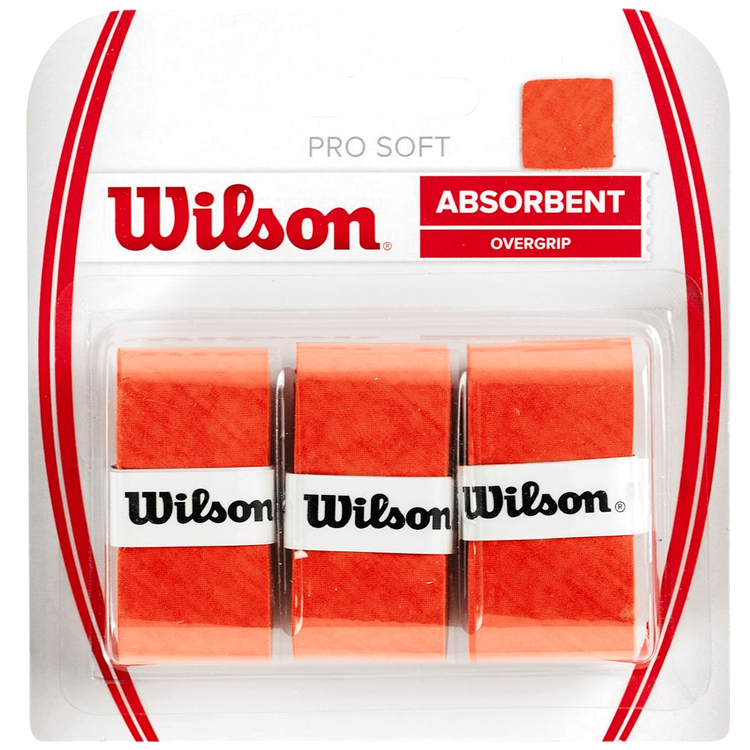 Banda pentru racheta 3 buc Wilson PRO SOFT OVERGRIP WRZ4040OR Portocaliu photo 1 Banda pentru racheta 3 buc Wilson PRO SOFT OVERGRIP WRZ4040OR Portocaliu photo 1