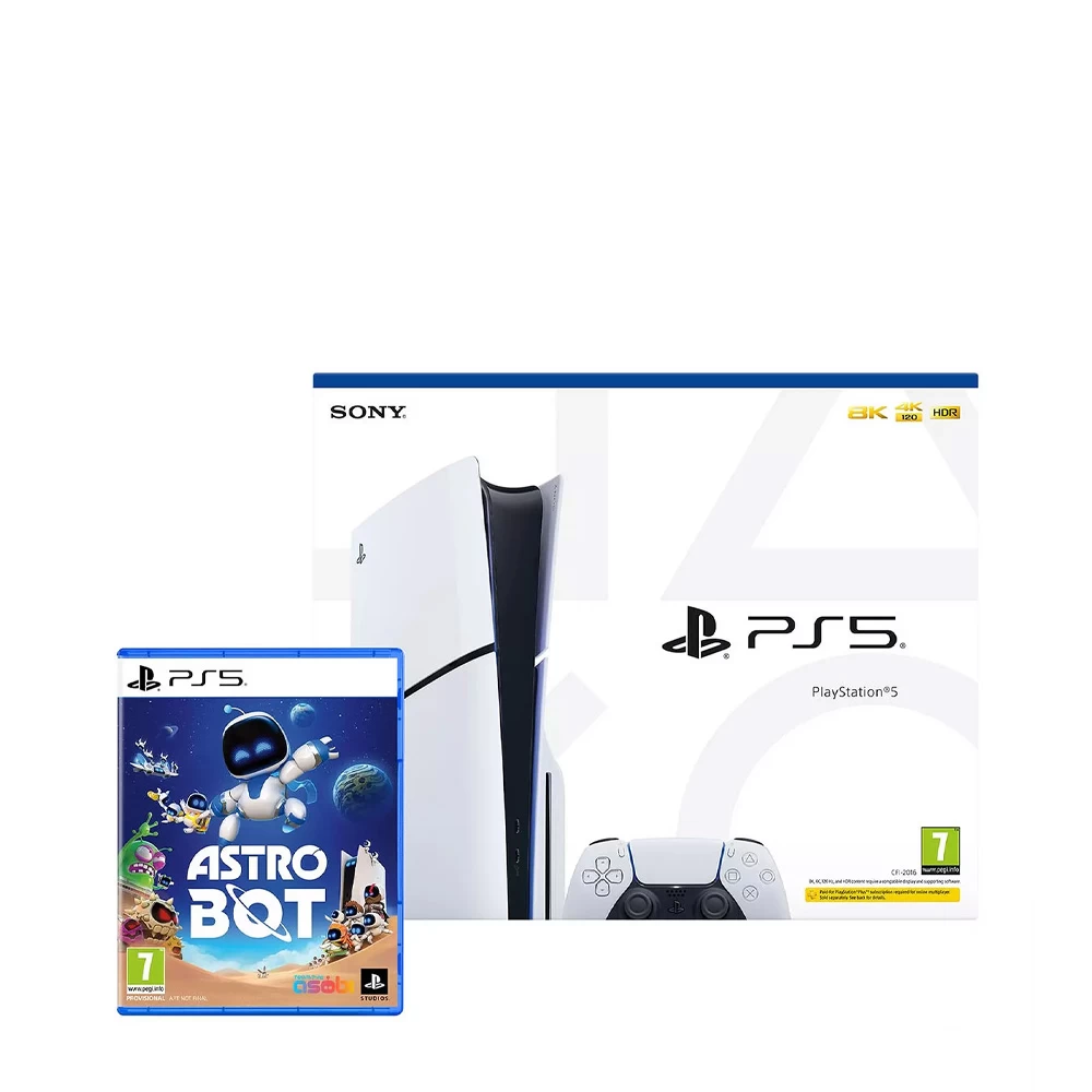 Игровая приставка Sony PlayStation 5 Slim (Blu-Ray) White + ASTRO BOT photo 1