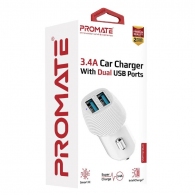 Зарядное устройство авто. для телефона Promate VolTrip-Duo White thumbnav 7