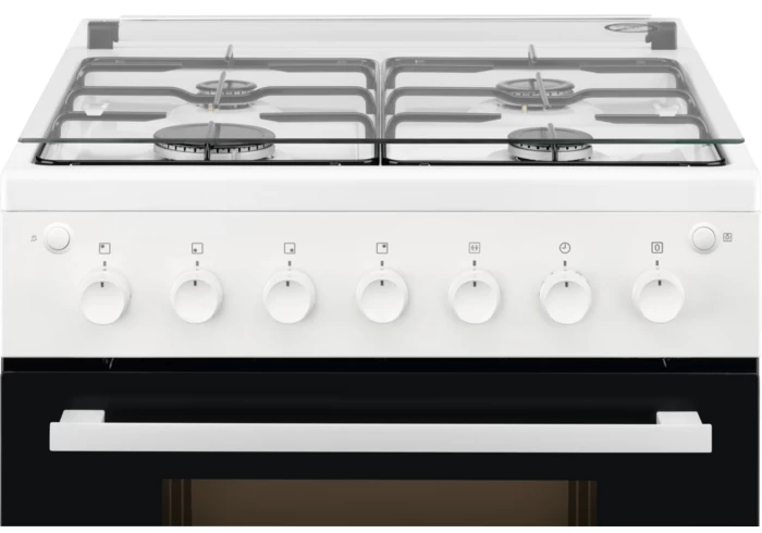 Plita de gaz Electrolux EKG61182OW / 4 arzatoare / 60 cm / Alb photo 2