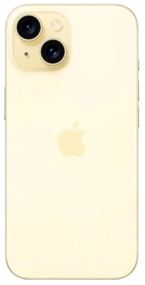 Смартфон Apple iPhone 15 / 6.1'' / 6 ГБ / 128 ГБ / Желтый photo 2