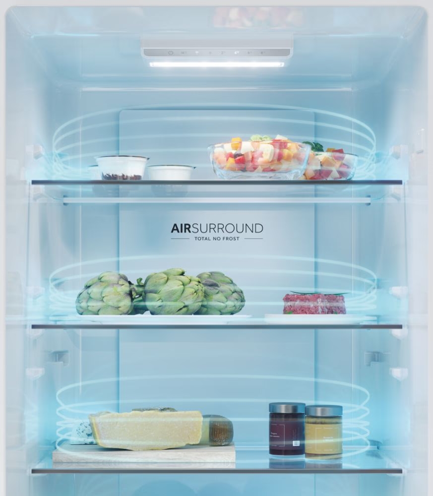 Frigider cu doua usi Haier HDW1620DNPD / 377 l / 200 cm / D / Gri photo 11