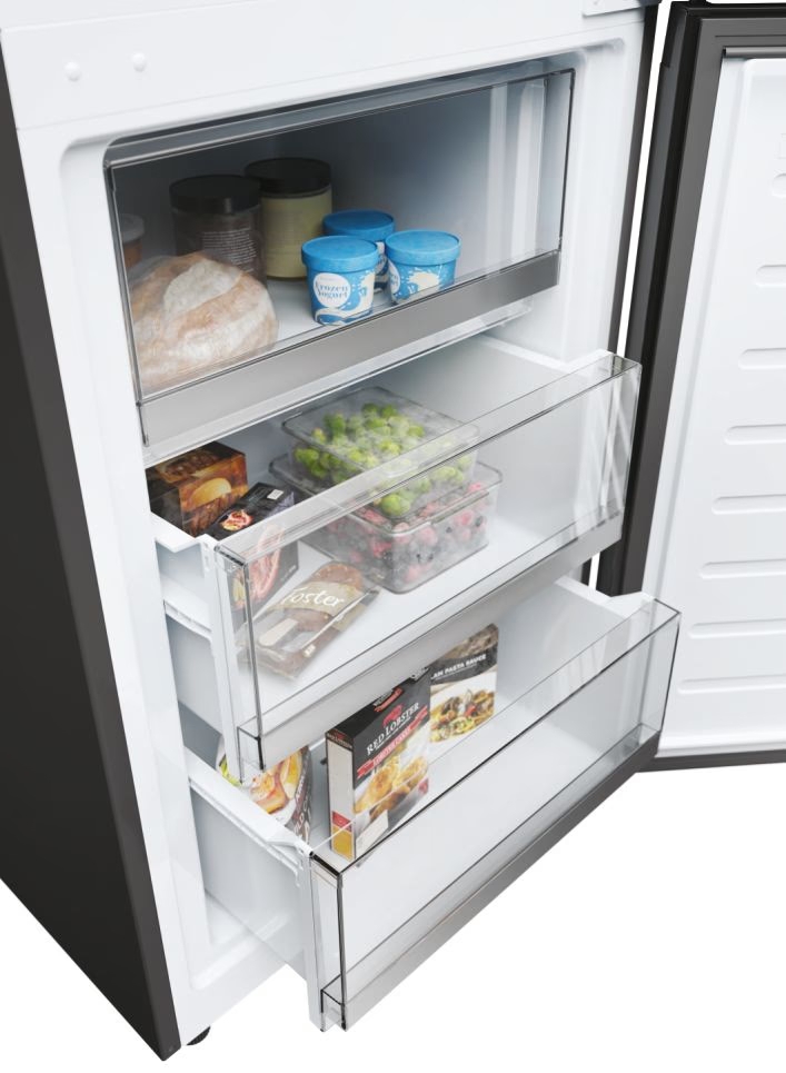 Frigider cu doua usi Haier HDW1620DNPD / 377 l / 200 cm / D / Gri photo 13