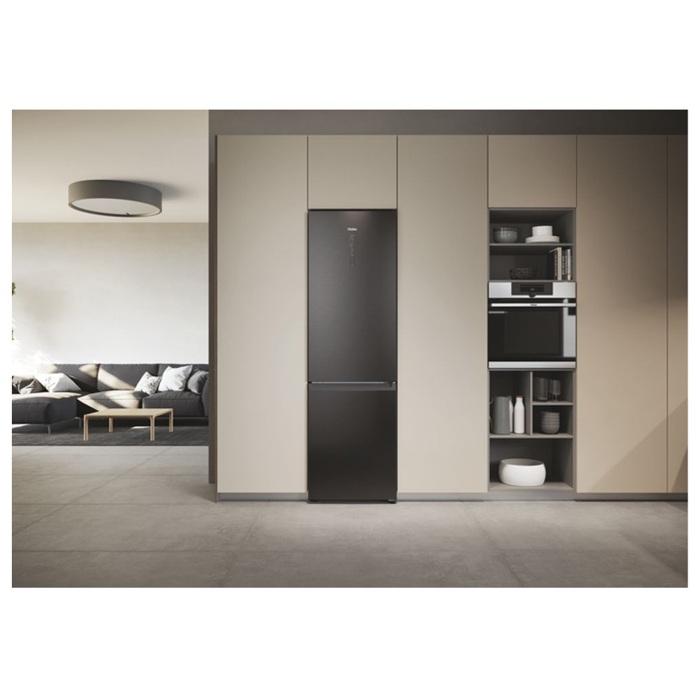 Frigider cu doua usi Haier HDW3620DNPD / 377 l / 200 cm / D / Negru photo 15