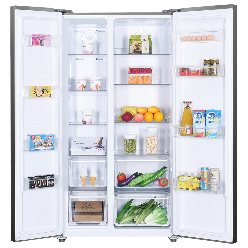 Frigider Side-by-Side Beko GNO5322XPN / 532 l / 177 cm / E / Gri photo 2