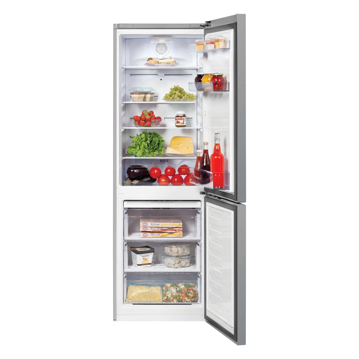 Холодильник двухдверный Beko RCNA320K20PT / 287 л / 185 см / A+ / Серый photo 2