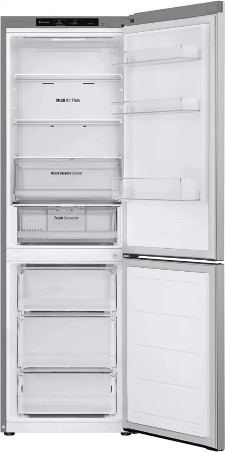Frigider cu doua usi LG GBV3100DPY / 344 l / 186 cm / D / Gri photo 3