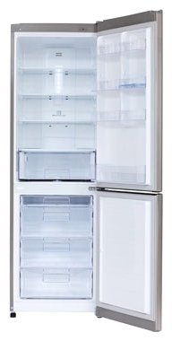 Frigider cu doua usi LG GAB409SLQA / 312 l / 191 cm / A / Gri photo 2