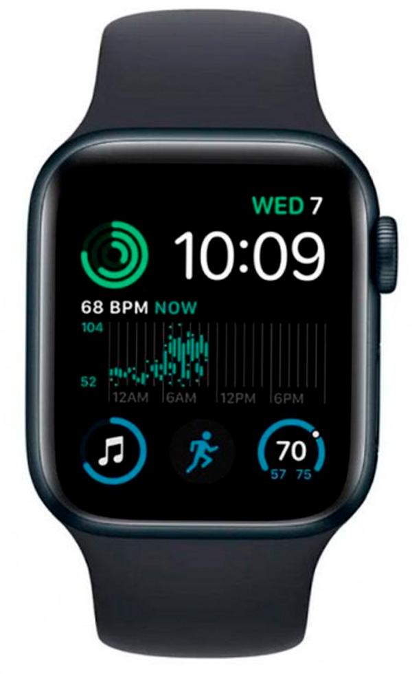 Smart watch Apple Watch SE (2023) 44mm Midnight Aluminium 1.78 photo 1