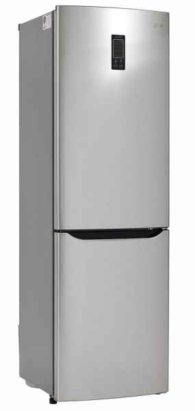 Frigider cu doua usi LG GAB409SMQL / 312 l / 190.7 cm / A+ / Inox photo 1