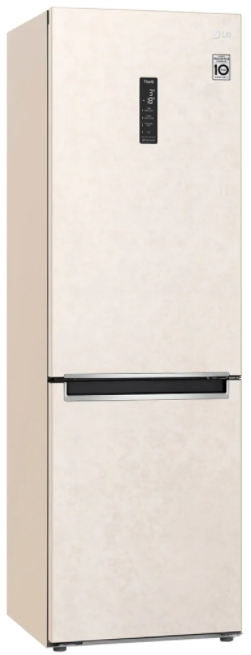 Frigider cu doua usi LG GA-B459MEQM / 374 l / 186 cm / A++ / Bej photo 6
