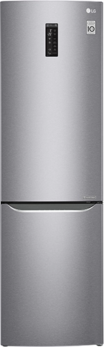 Frigider cu doua usi LG GAB499SMQZ / 360 l / 200 cm / A++ / Inox photo 1