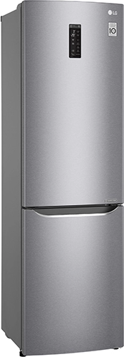 Frigider cu doua usi LG GAB499SMQZ / 360 l / 200 cm / A++ / Inox photo 2