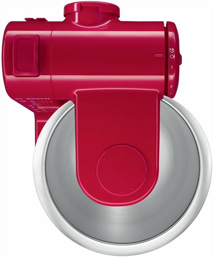 Robot de bucatarie Bosch MUM44R1, 4 trepte viteza, Rosu photo 4