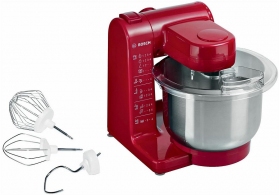 Robot de bucatarie Bosch MUM44R1, 4 trepte viteza, Rosu thumbnav 2