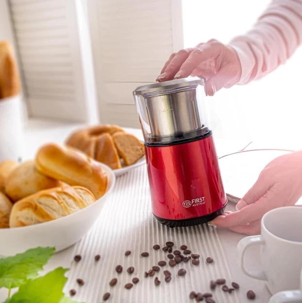 Кофемолка First FA54862RE Роторная / Красный photo 4