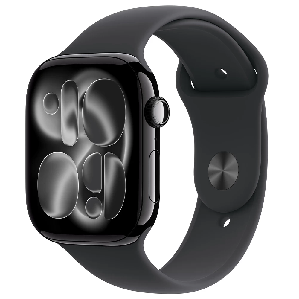 Смарт часы Apple Watch Series 11 GPS 42mm Jet Black Aluminium Case with Black Sport Band - S/M photo 1