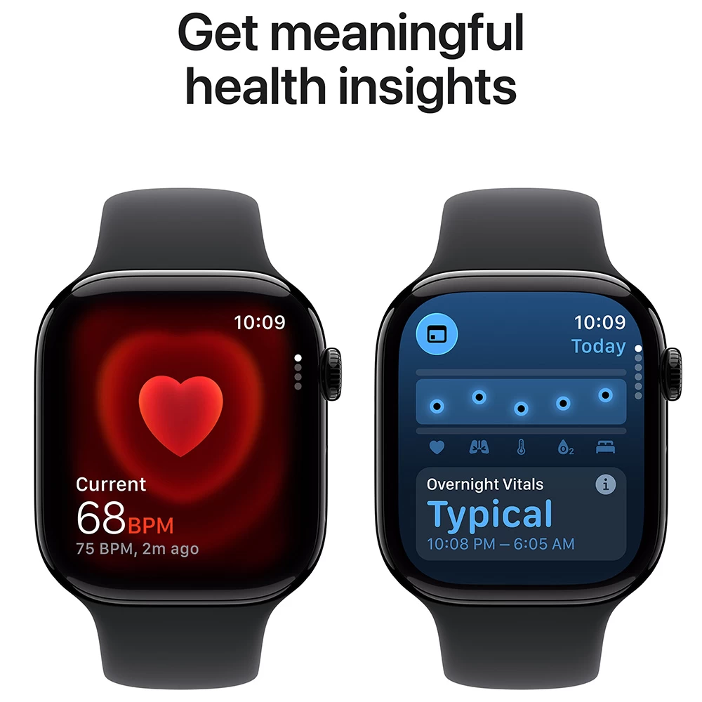 Смарт часы Apple Watch Series 11 GPS 42mm Jet Black Aluminium Case with Black Sport Band - S/M photo 5
