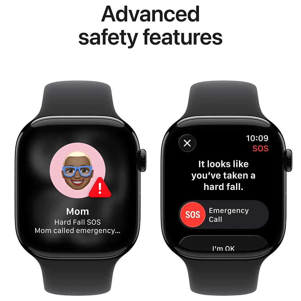 Смарт часы Apple Watch Series 11 GPS 42mm Jet Black Aluminium Case with Black Sport Band - S/M photo 6