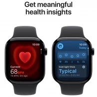 Смарт часы Apple Watch Series 11 GPS 42mm Jet Black Aluminium Case with Black Sport Band - S/M thumbnav 5