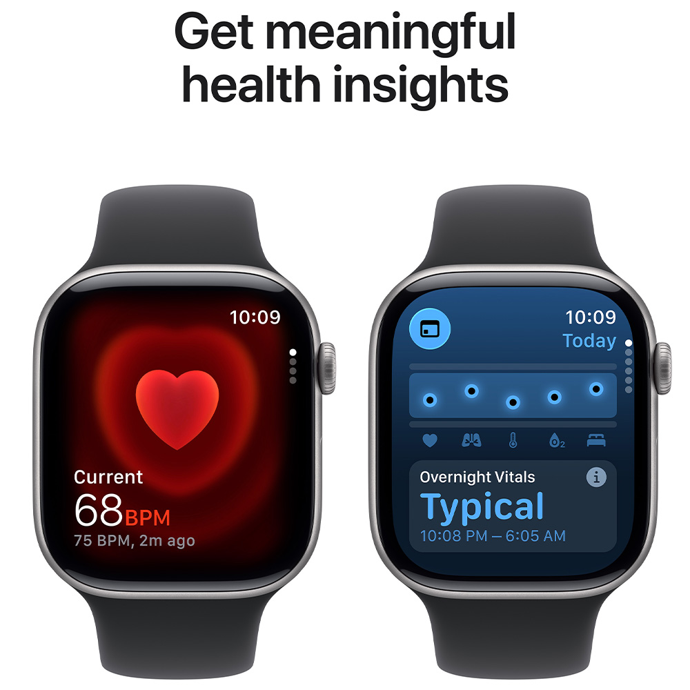 Ceas inteligent Apple Watch Series 11 GPS 42mm Space Grey Aluminium Case with Black Sport Band - S/M photo 5