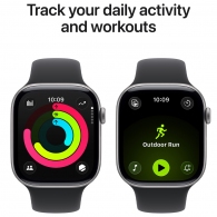 Ceas inteligent Apple Watch Series 11 GPS 42mm Space Grey Aluminium Case with Black Sport Band - S/M thumbnav 4