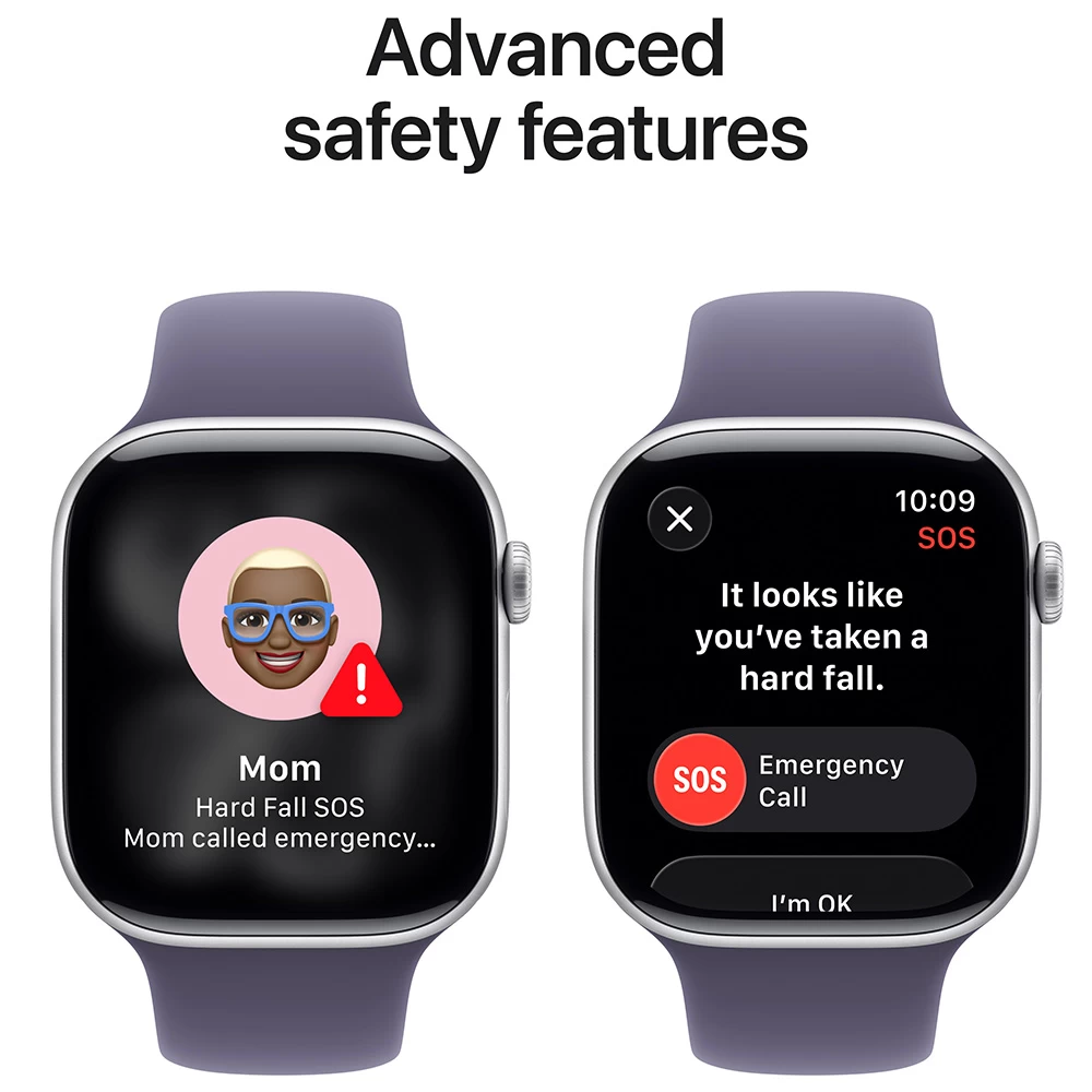 Ceas inteligent Apple Watch Series 11 GPS 42mm Silver Aluminium Case with Purple Fog Sport Band - M/L photo 6