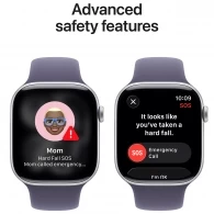 Ceas inteligent Apple Watch Series 11 GPS 42mm Silver Aluminium Case with Purple Fog Sport Band - M/L thumbnav 6