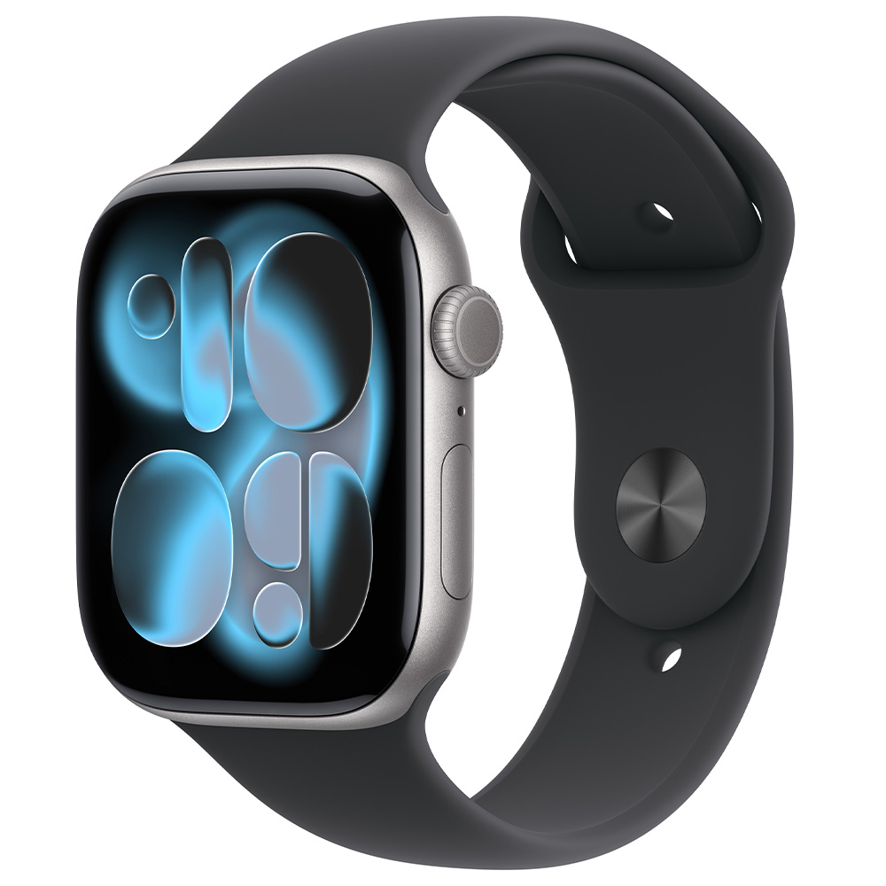 Смарт часы Apple Watch Series 11 GPS 46mm Space Grey Aluminium Case with Black Sport Band - S/M photo 1